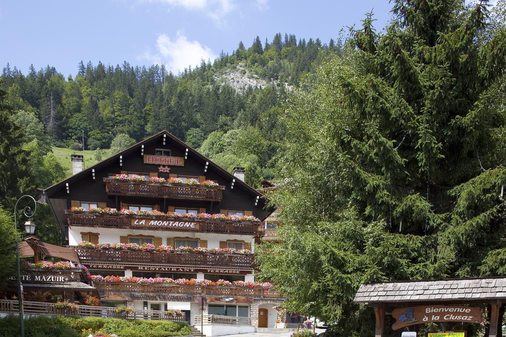Hotel La Montagne La Clusaz Bagian luar foto