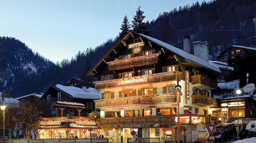 Hotel La Montagne La Clusaz Bagian luar foto