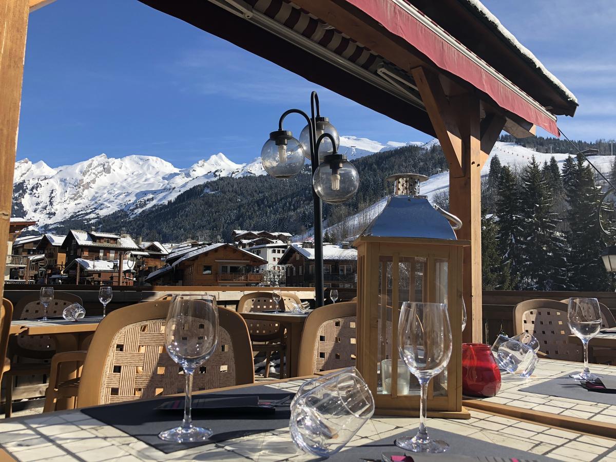 Hotel La Montagne La Clusaz Bagian luar foto