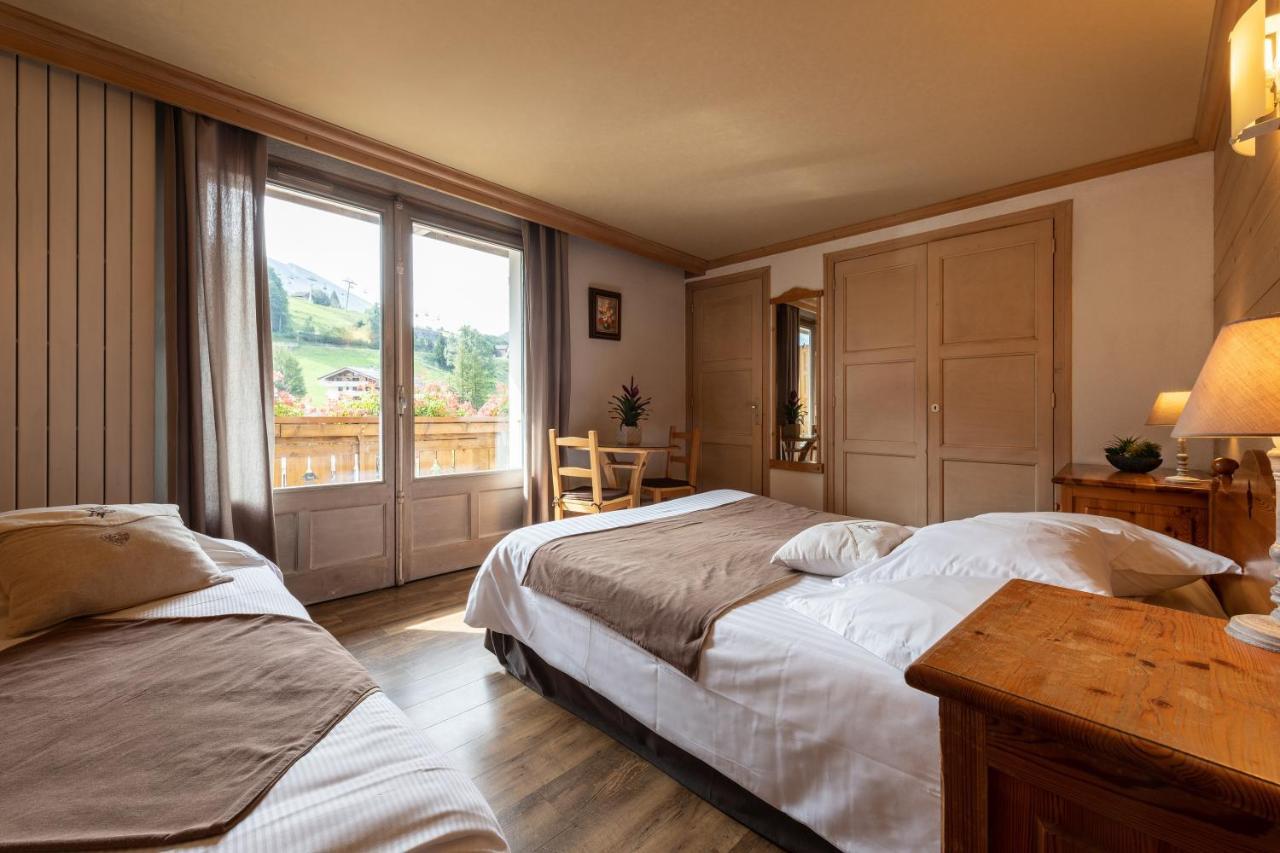 Hotel La Montagne La Clusaz Bagian luar foto