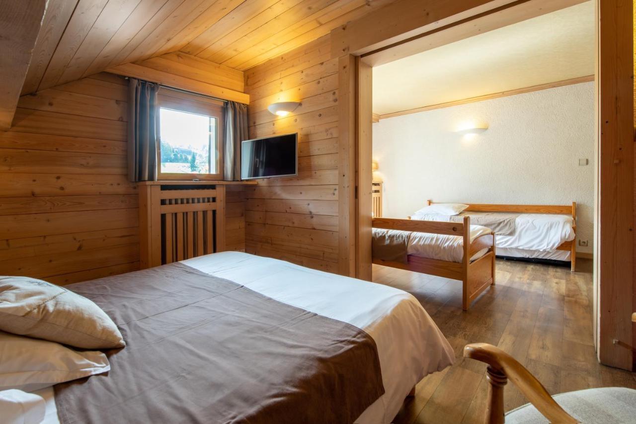 Hotel La Montagne La Clusaz Bagian luar foto